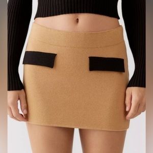 Mini skirt low rise knit NEW